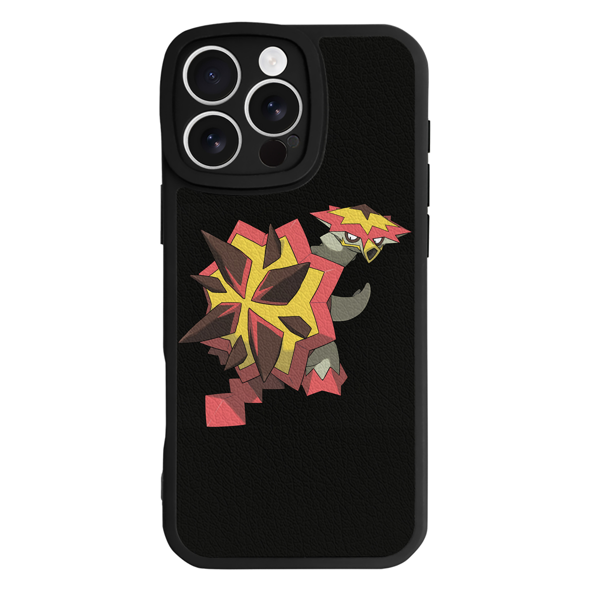 （画像用） ポケットモンスター Pokémon 【iPhone 16シリーズ対応】シリコンスマホケース（レザー調） 材質：シリコン